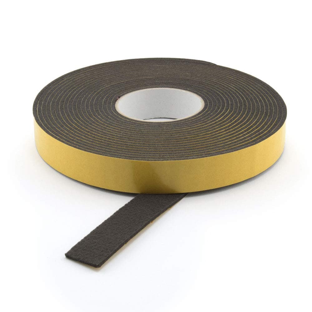 GoodGlides Self adhesive felt tape 30 mm black 3 metres felt roll for furniture and more