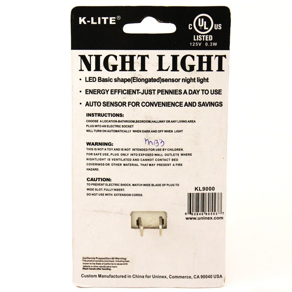 JMK IIT 2 Automatic Sensor Night Light Plug in Lite Round Lamp Power Wall Nighlight New