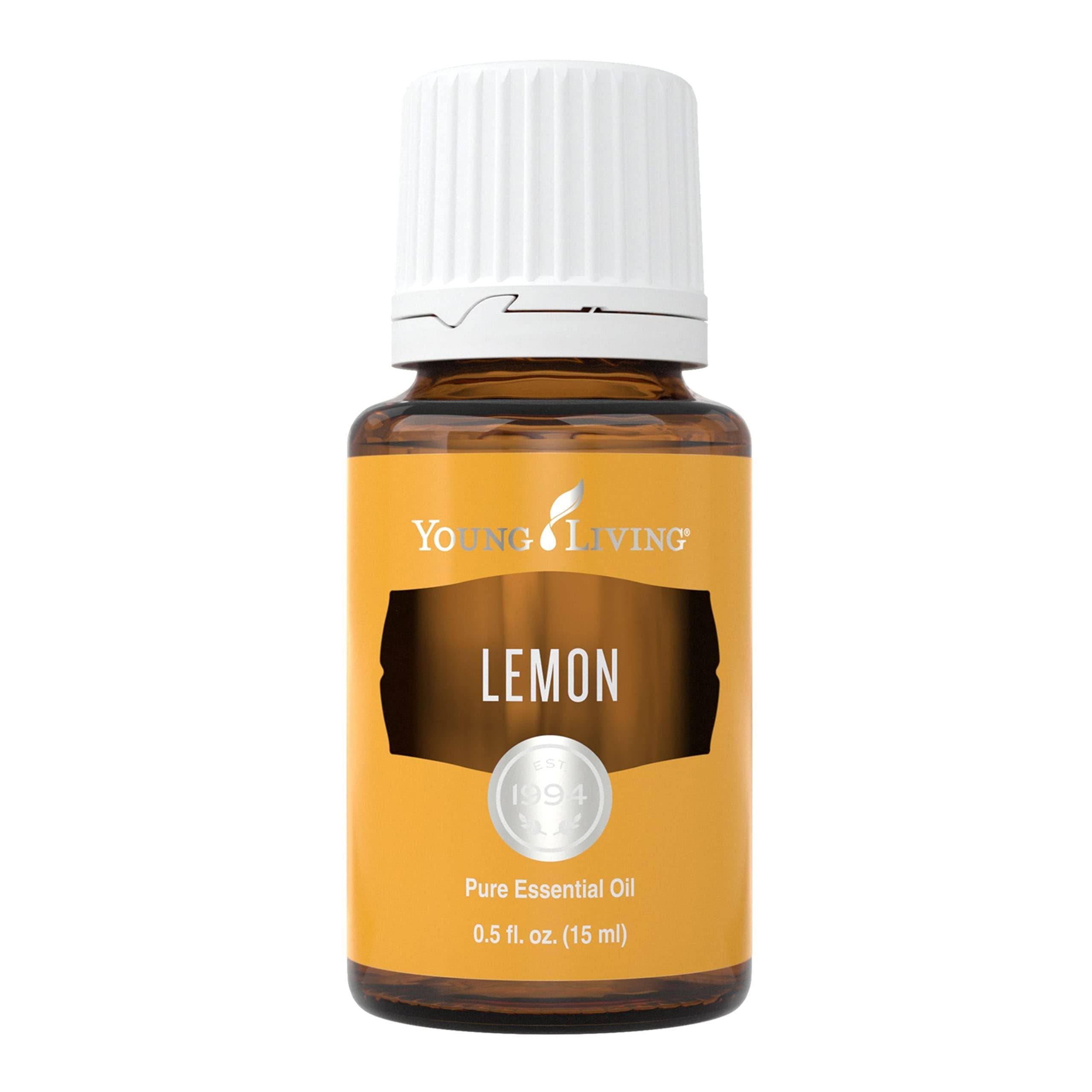 Young Living Lemon Essential Oil 15ml – 100% Pure Citrus Essential Oil for Diffuser, Aromatherapy, Natural Lemon Oil for Daily Use