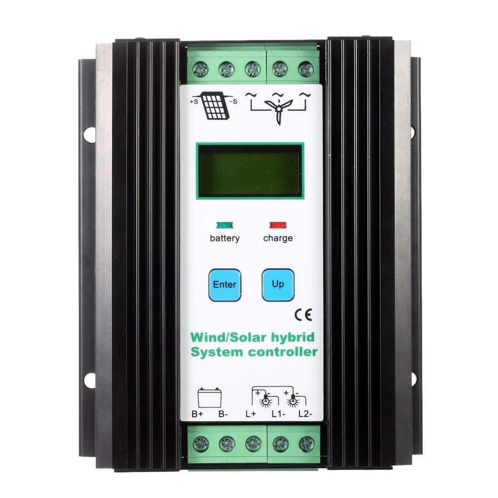 LCD Economic PWM Wind Solar Hybrid System Controller 12v/24v Automatic Identification Controller (600w Wind + 400w Solar)