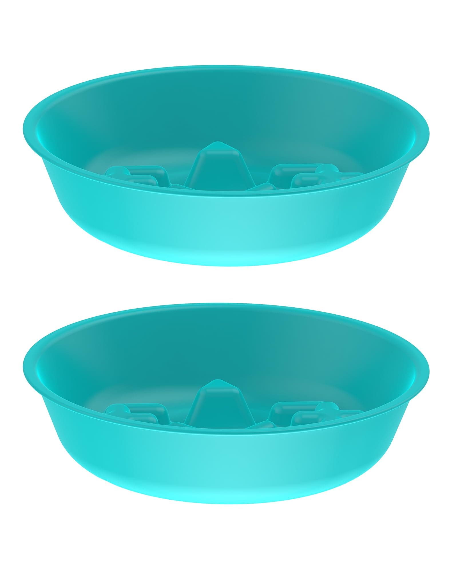HoneyGuaridanSlow Feeder Dog Cat Bowls, Anti-Choking Dog Food Bowls, Interactive Dog Feeding Bowls for Small & Medium Sized Dogs, Slow Down Pets Eating, Compatible with Automatic Feeder (2 Packs)