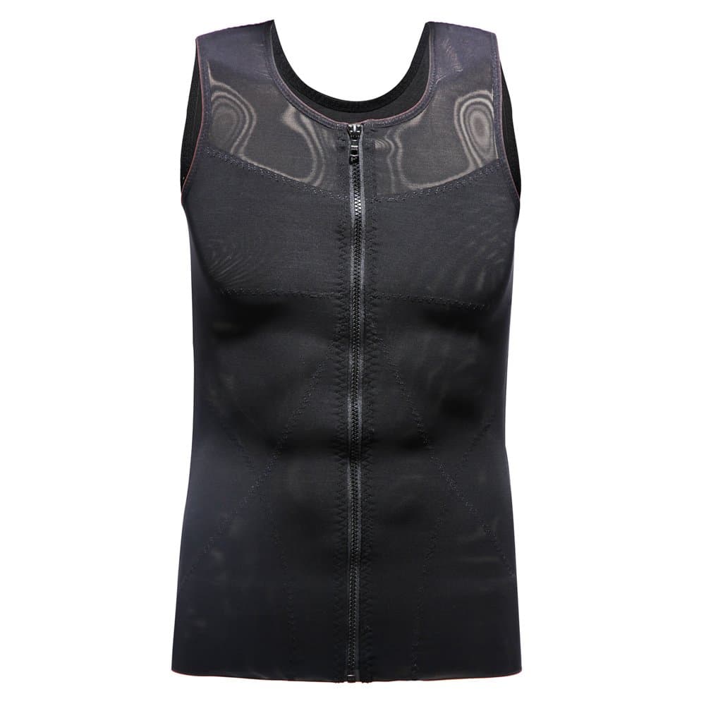 Derssity Men Body Slimming Vest/Shirt Body Shaper Tummy Control Compression Undershirt for Weight Loss