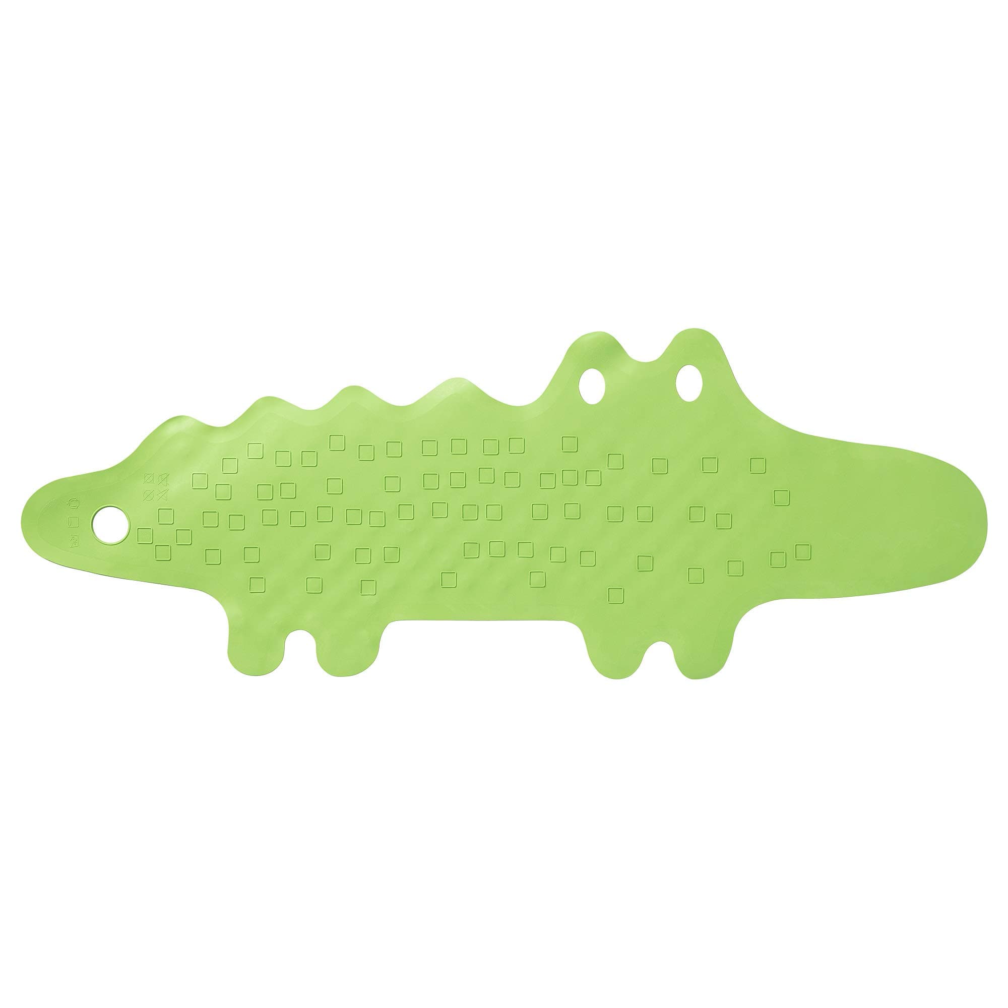 Ikea Patrull Non-Slip Bath Mat - Green Crocodile
