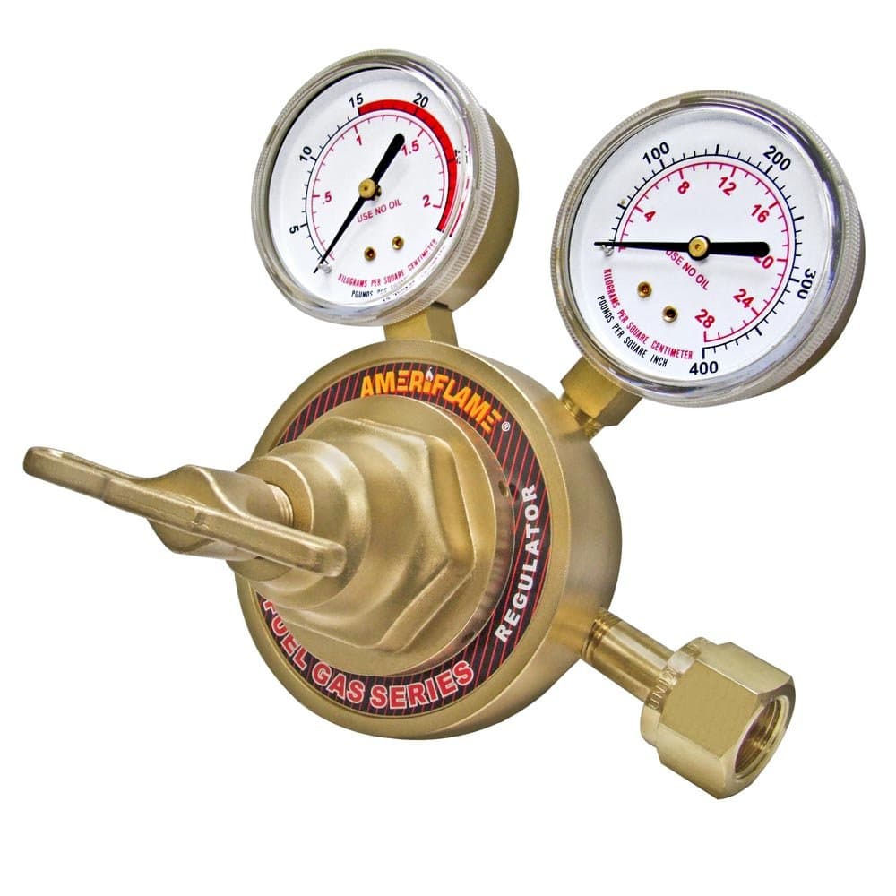 AmeriflameR460-300 Ultra Heavy Duty Single Stage Acetylene Regulator with CGA300 Inlet