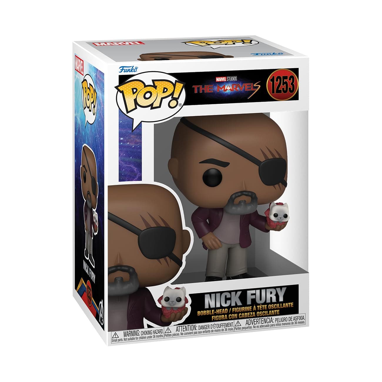 POP! Vinyl: The Marvels - Nick Fury - Collectable Vinyl Figure - Gift Idea - Official Merchandise - Toys for Kids & Adults - Movies Fans - Model Figure for Collectors and Display