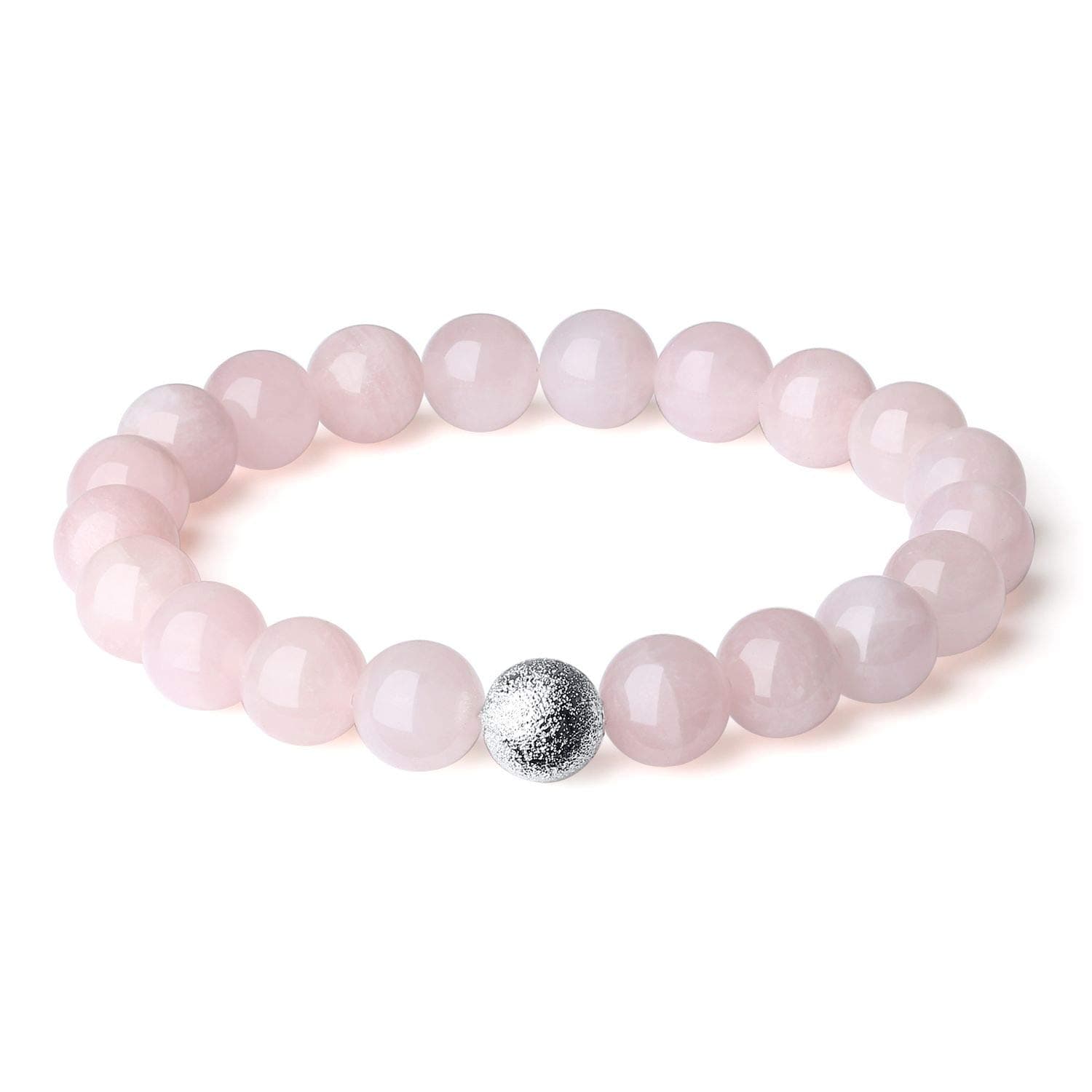 OKIKO Women Bracelet Boho Chakra Gemstone Metal Charm A Grade Rose Quartz/Amethyst/Moonstone/Lapiz Lazuli