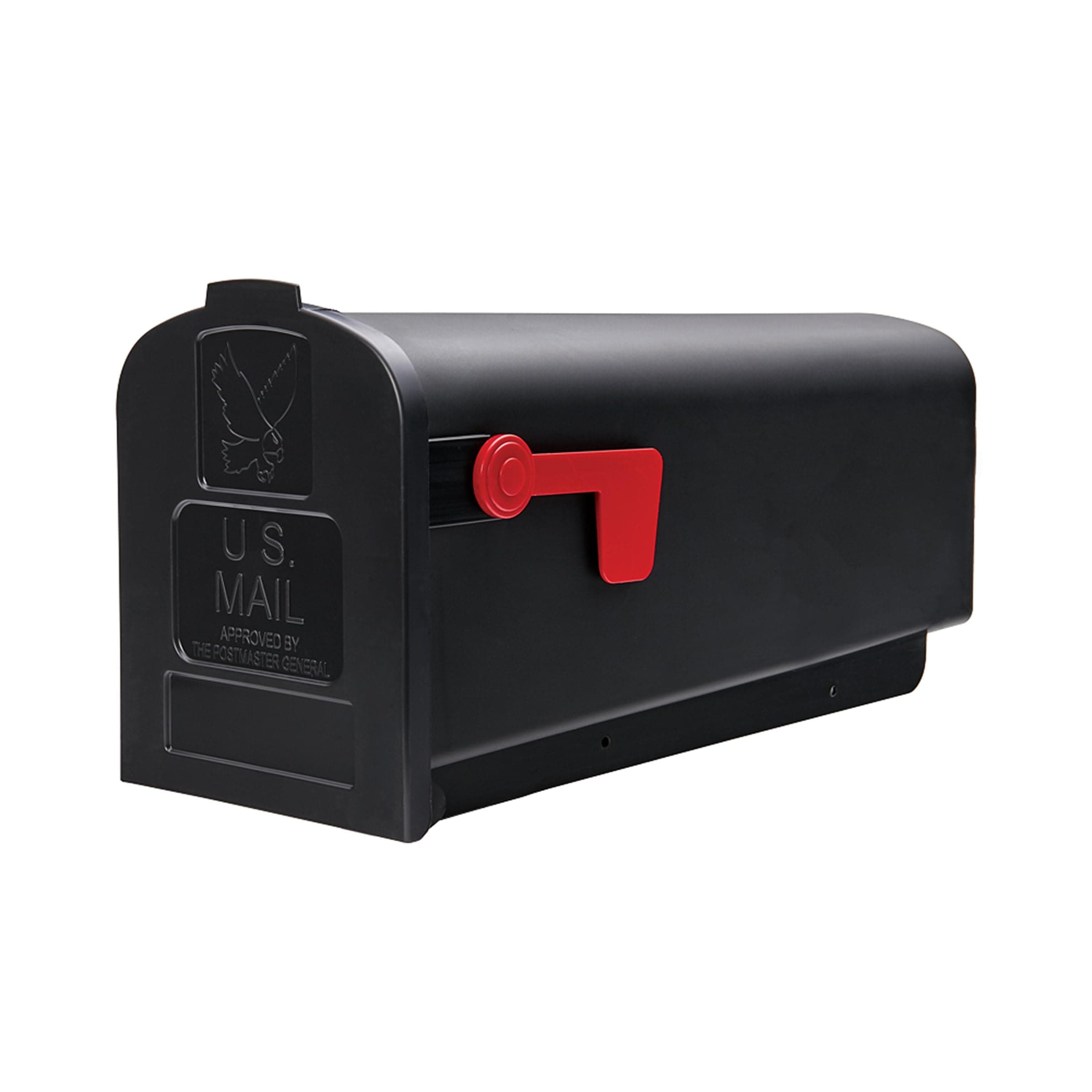 ARCHITECTURAL MAILBOXES Parsons Medium Capacity, Plastic Post Mount Black