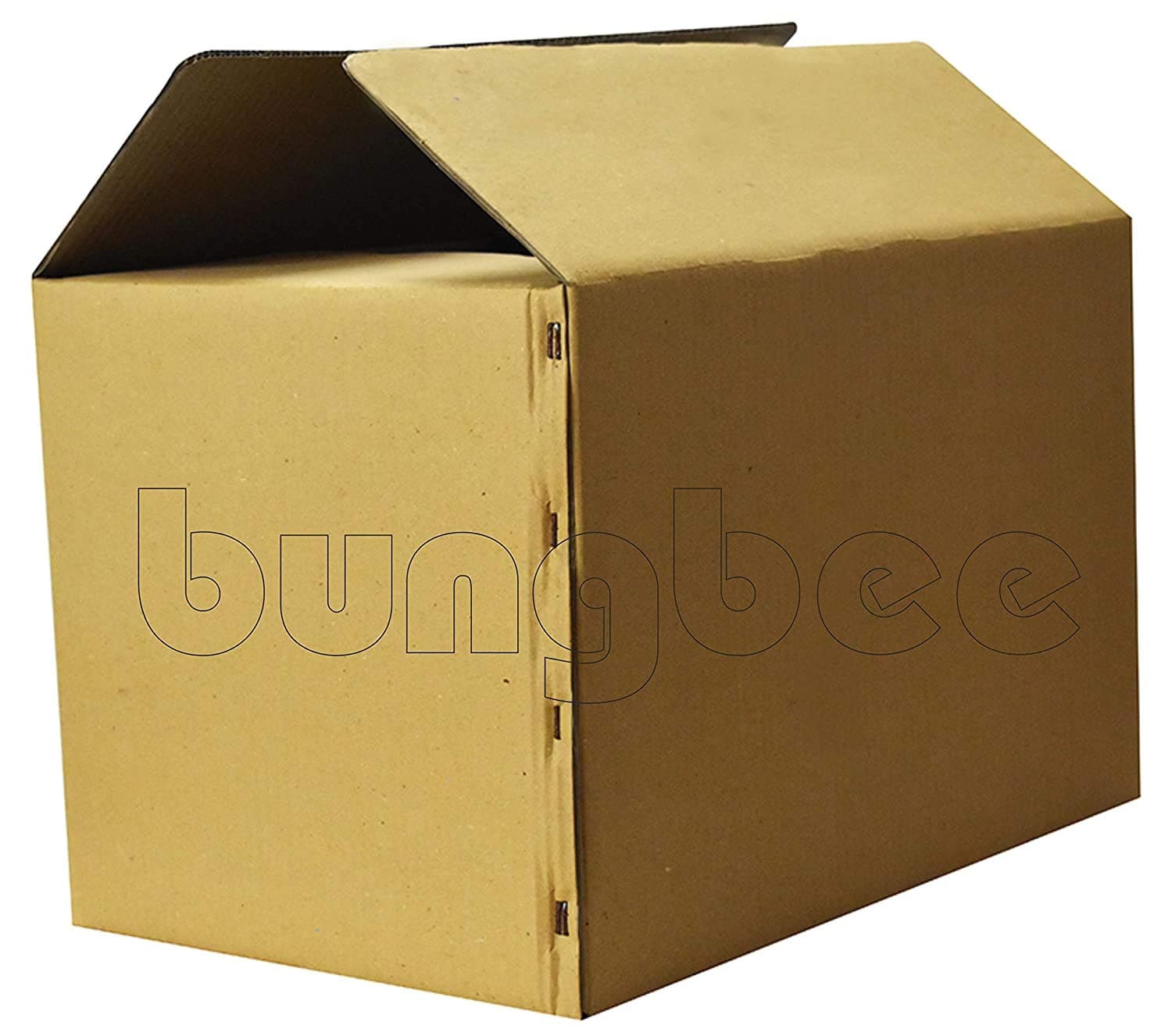 Bungbee Corrugated Packing Boxes 18 inches X 12 inches X 12 inches, 3 Ply Carton Box, Suitable for upto Medium Loads - Pack of 10