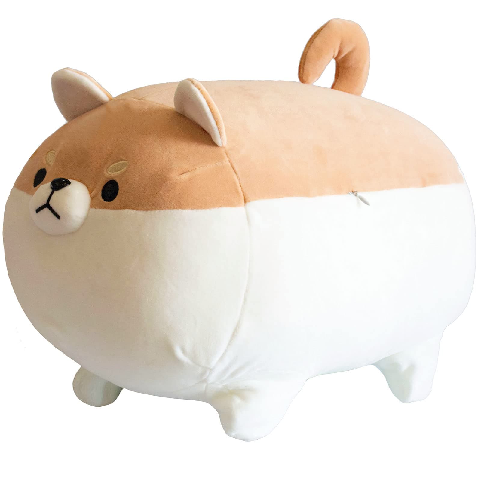 – Aliangting 40cm Stuffed Animal Shiba Inu Plush Pillow,Cute Soft Corgi Dog Pillow,Plush Toy Gifts for Boys Girls Kids Birthday.(Brown)