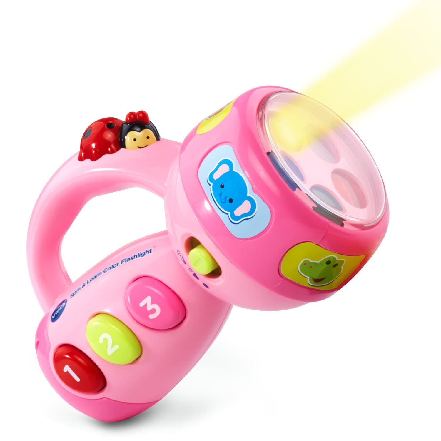 Spin and Learn Color Flashlight, Pink