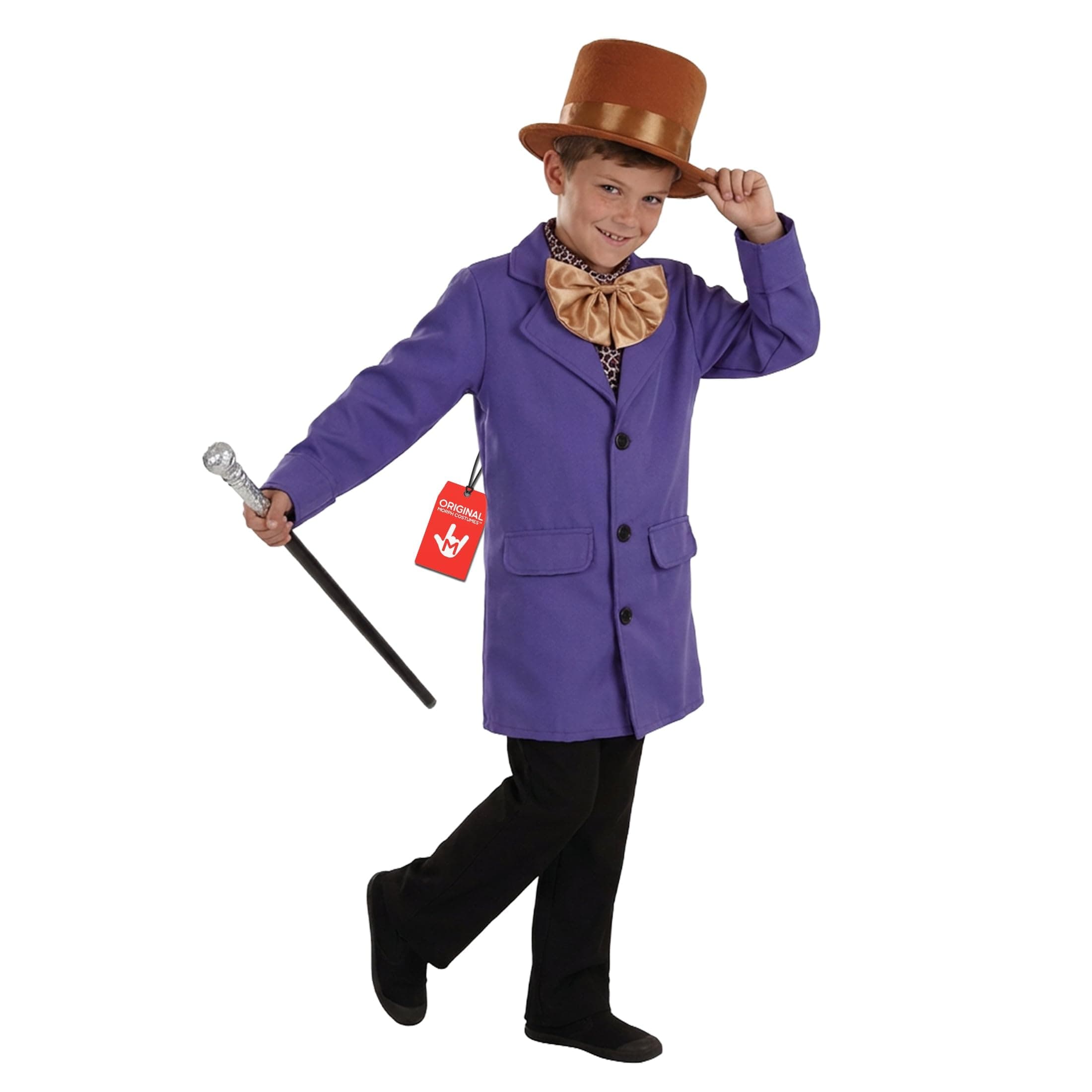 fun shack Chocolate Factory Owner Costume Kids, Chocolate Factory Worker Costume, Book Characters Costumes for Kids