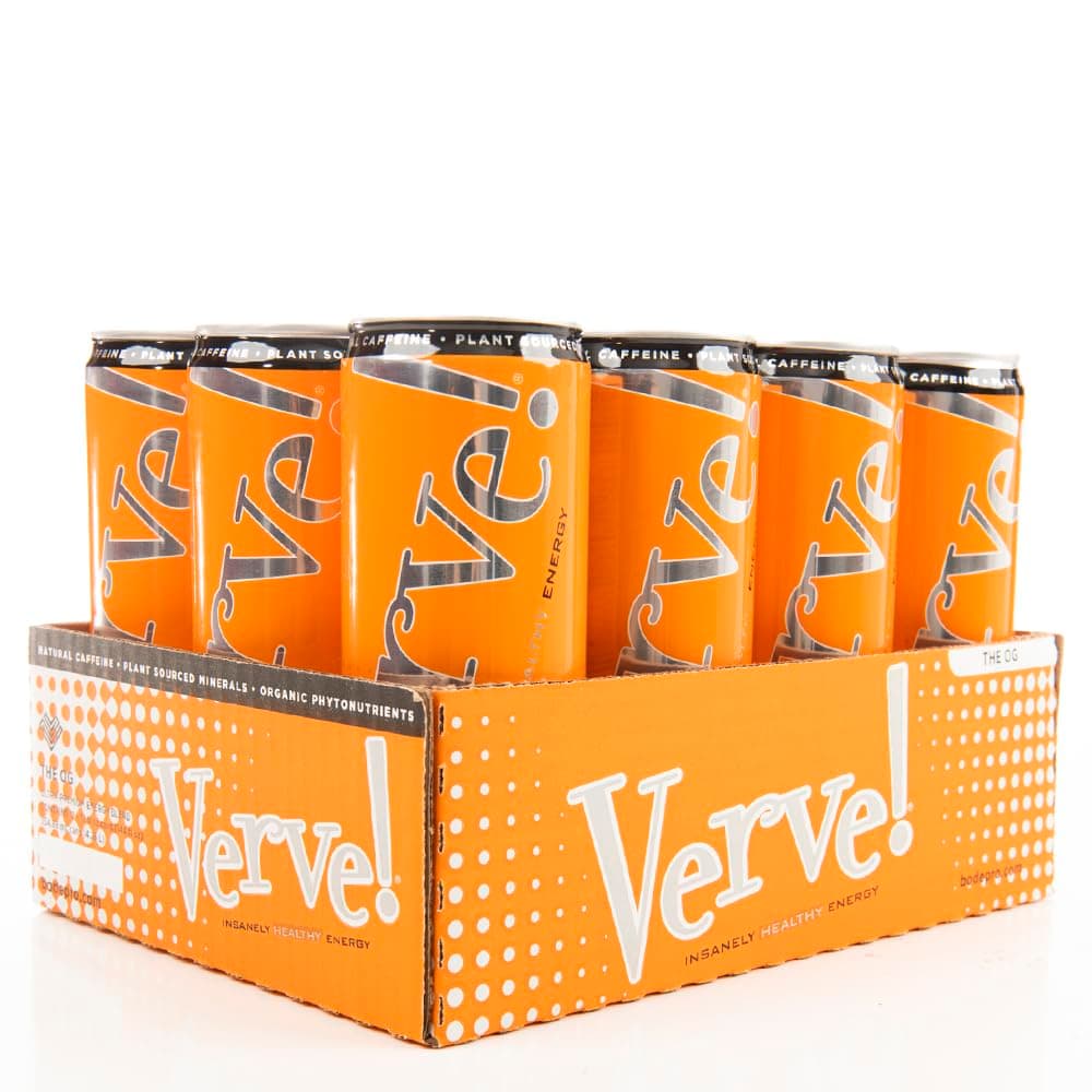BodePRO Verve Original Energy Drink | Natural Caffeine from Coffee Beans | Packed with Vitamin B12, Vitamin C, A, B, E, and Minerals | Antioxidant-Rich | Tropical Flavor | 12oz | Healthy Energy Drink