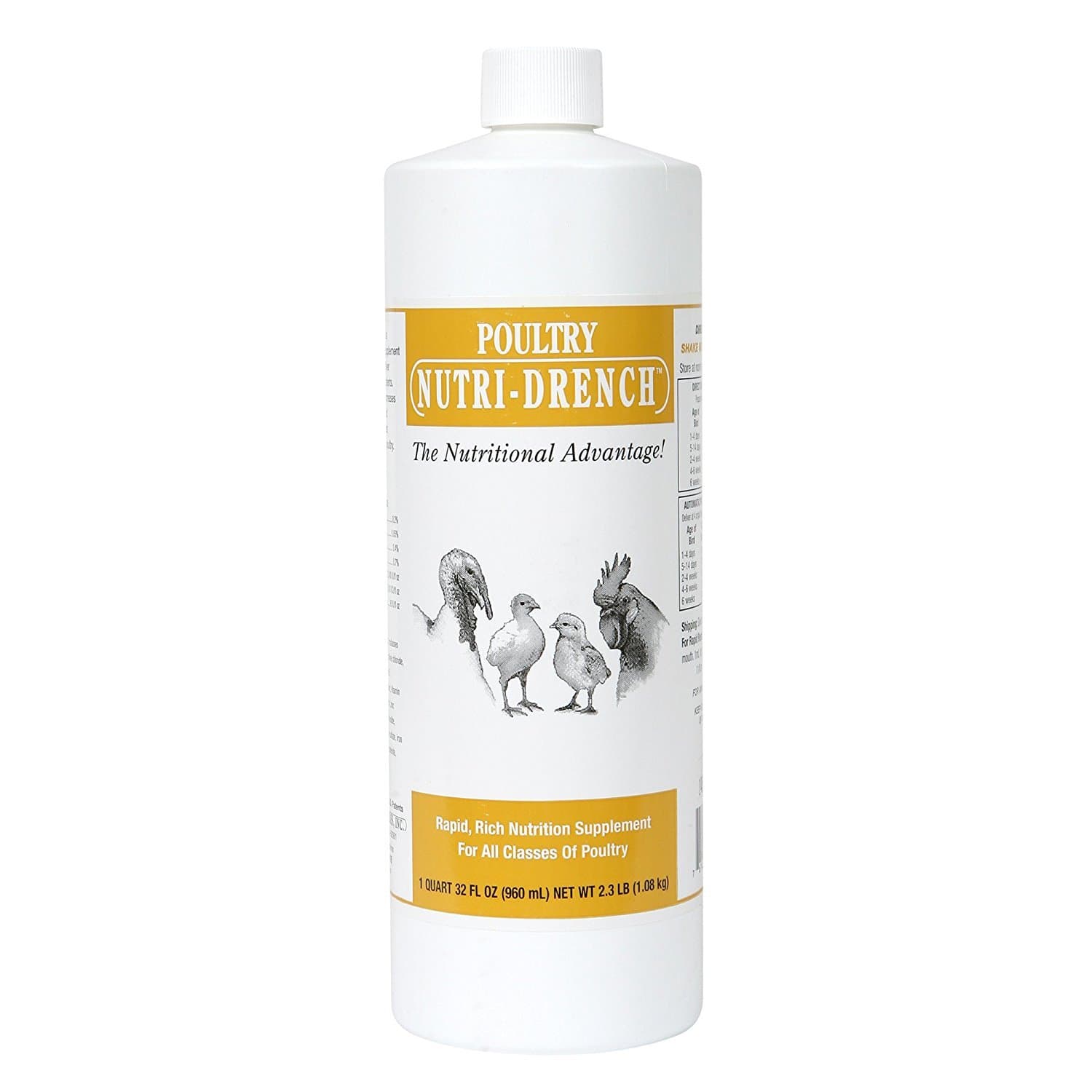 BOVIDR LABORATO POULTRY NUTRI-DRENCH QT - 1 Quart