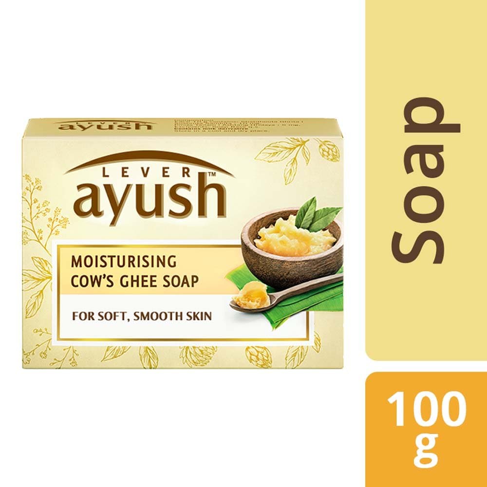Ayush Moisturising Cow's Ghee Soap, 100g
