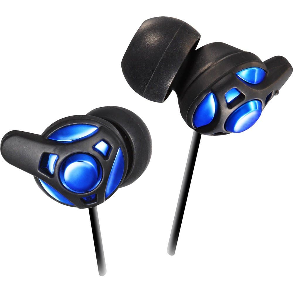 JVC HAFX40A In-Ear Headphones (Blue)