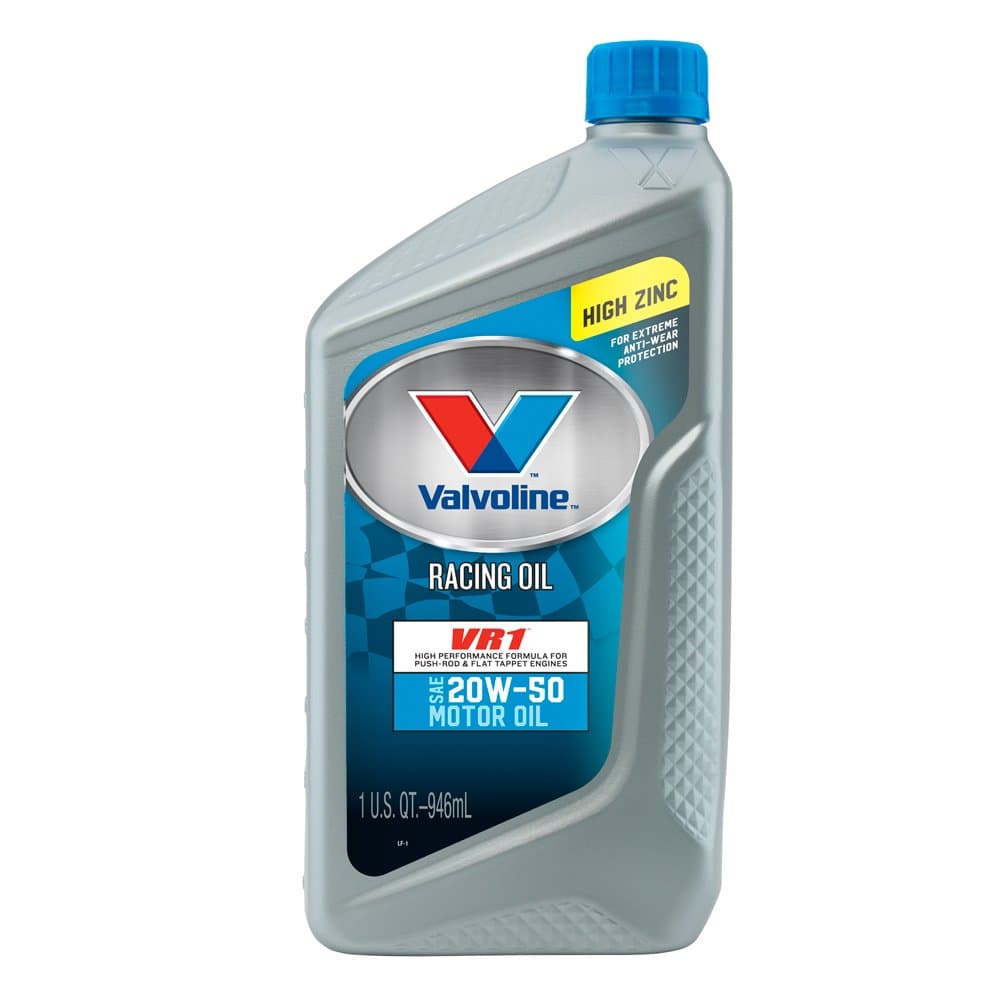 VR1 Racing 20W-50 Motor Oil, 1 Quart (Pack of 12)