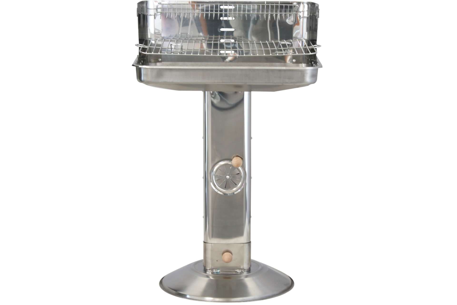 Kynast Family Star Column Grill Stainless Steel Holzkoh