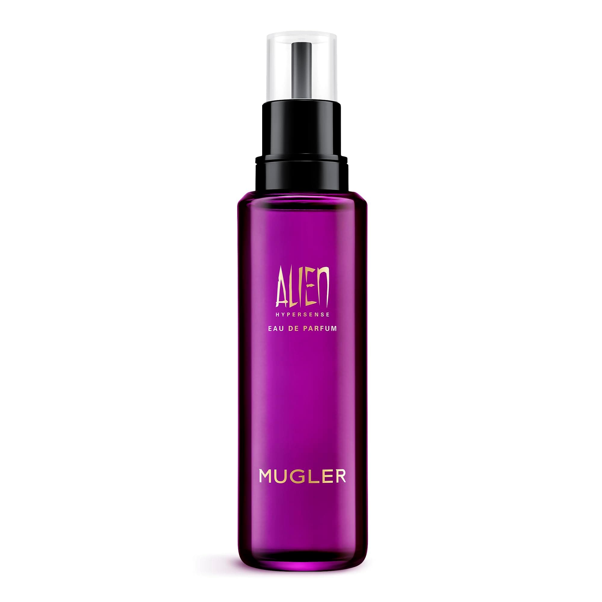 MUGLER Alien Hypersense, Eau de Parfum, Refill Bottle, Fruity, Woody and Floral Aroma, 100ml