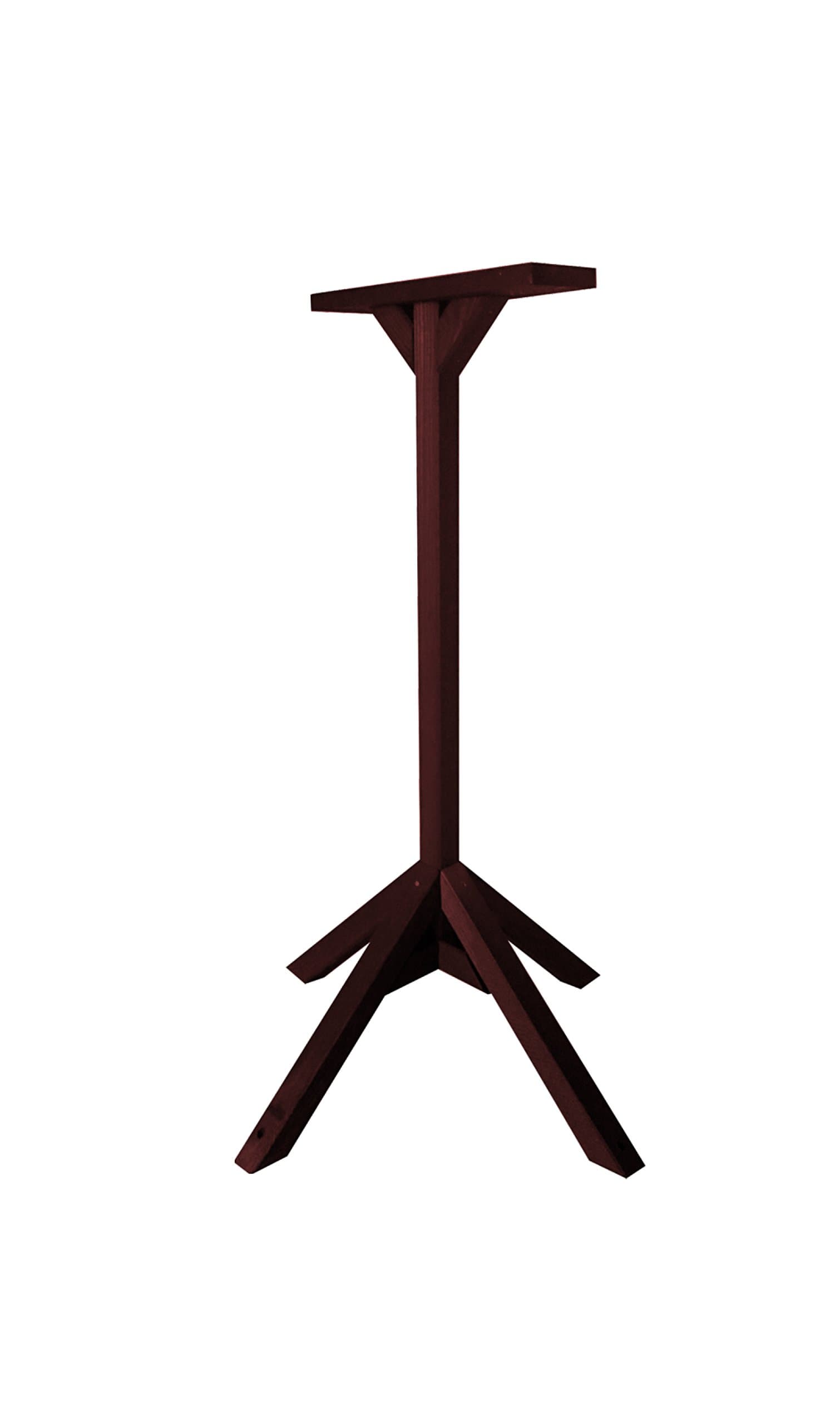 Krakwood Stand For Bird house/Bird feeder (dark oak)