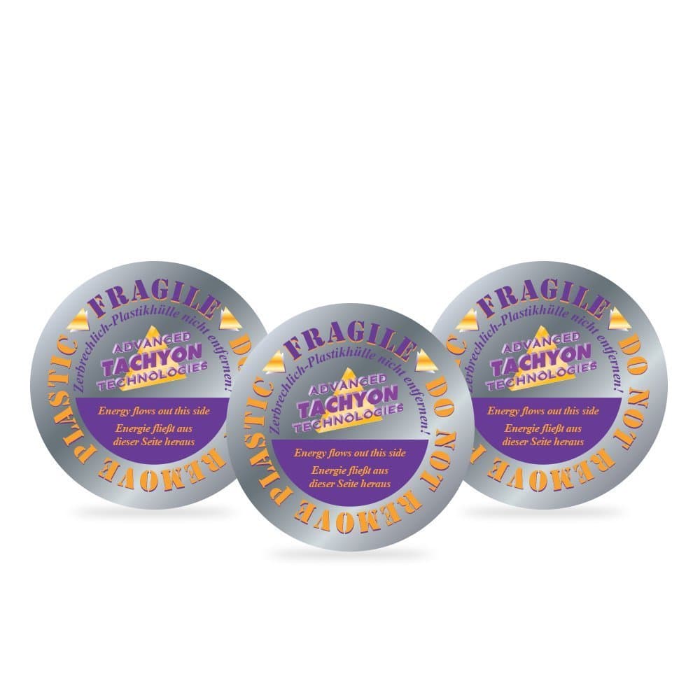 4-Inch Tachyonized Silica Disk 3-Pack - EMF Protection - Circuit breakers kit