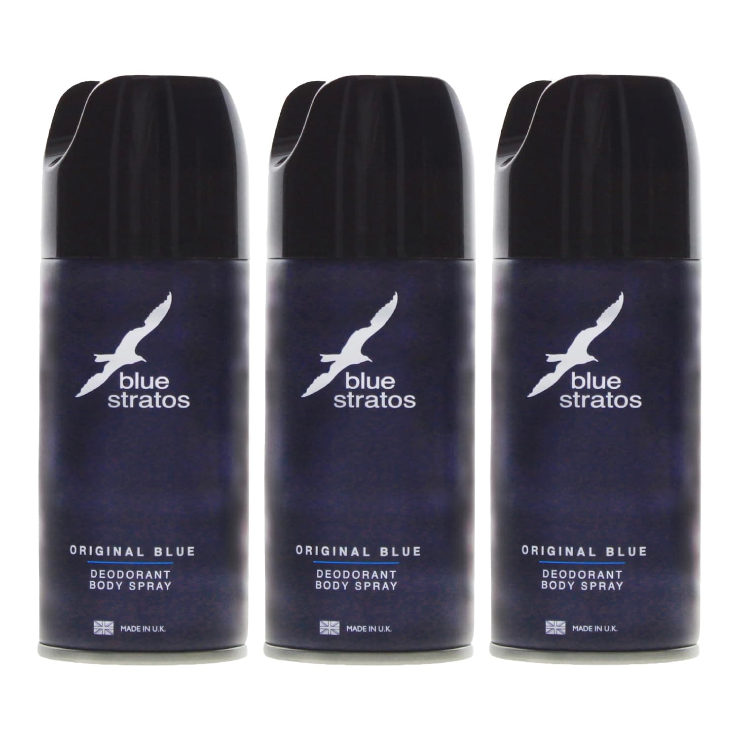 Mens Body Spray Deodorant Original Blue 150ml