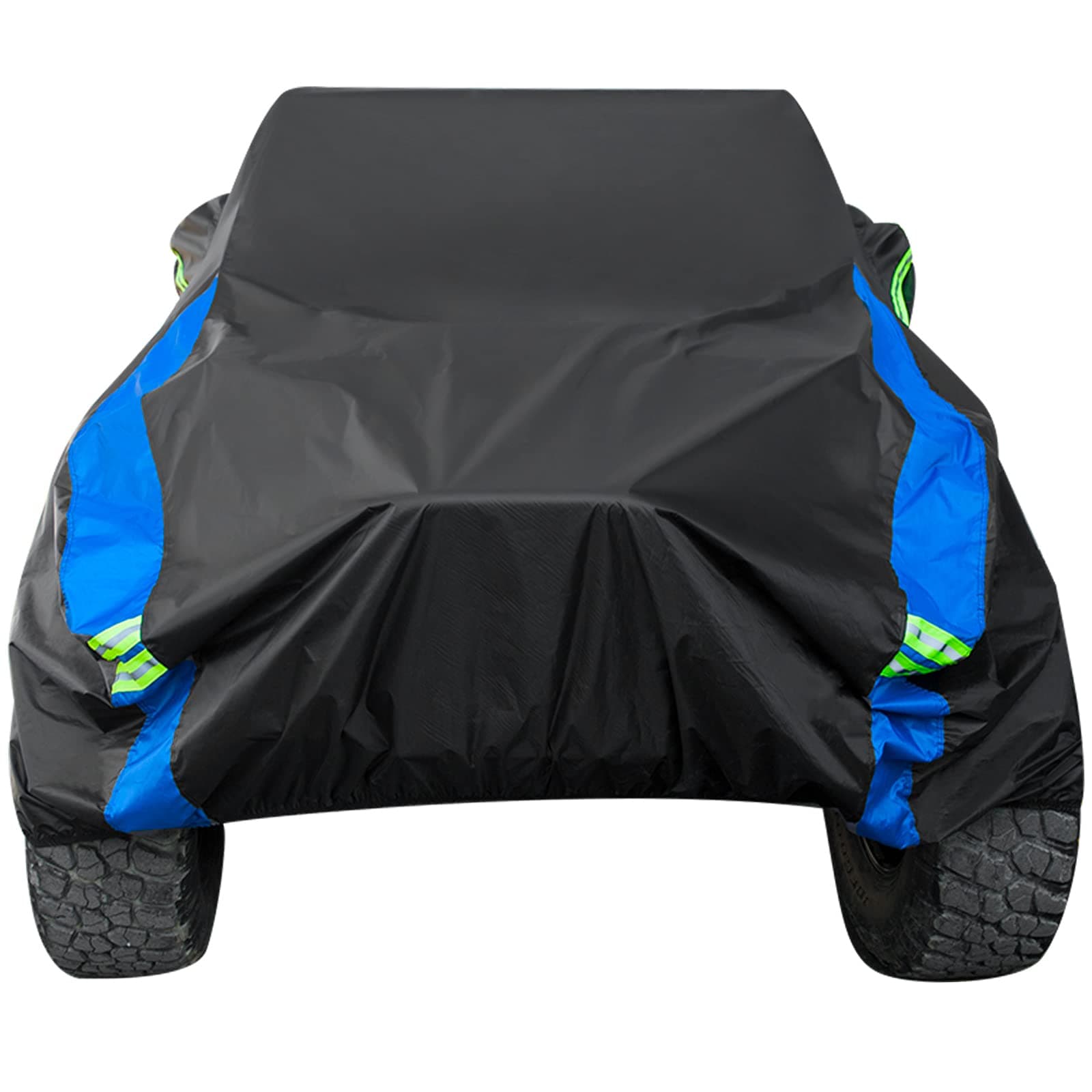 for Jeep Wrangler Cover Waterproof 4 Door, All Weather for Jeep Rain Cover for Automobiles, Outdoor Full Exterior for Jeep Covers Fits JK JL TJ YJ CJ