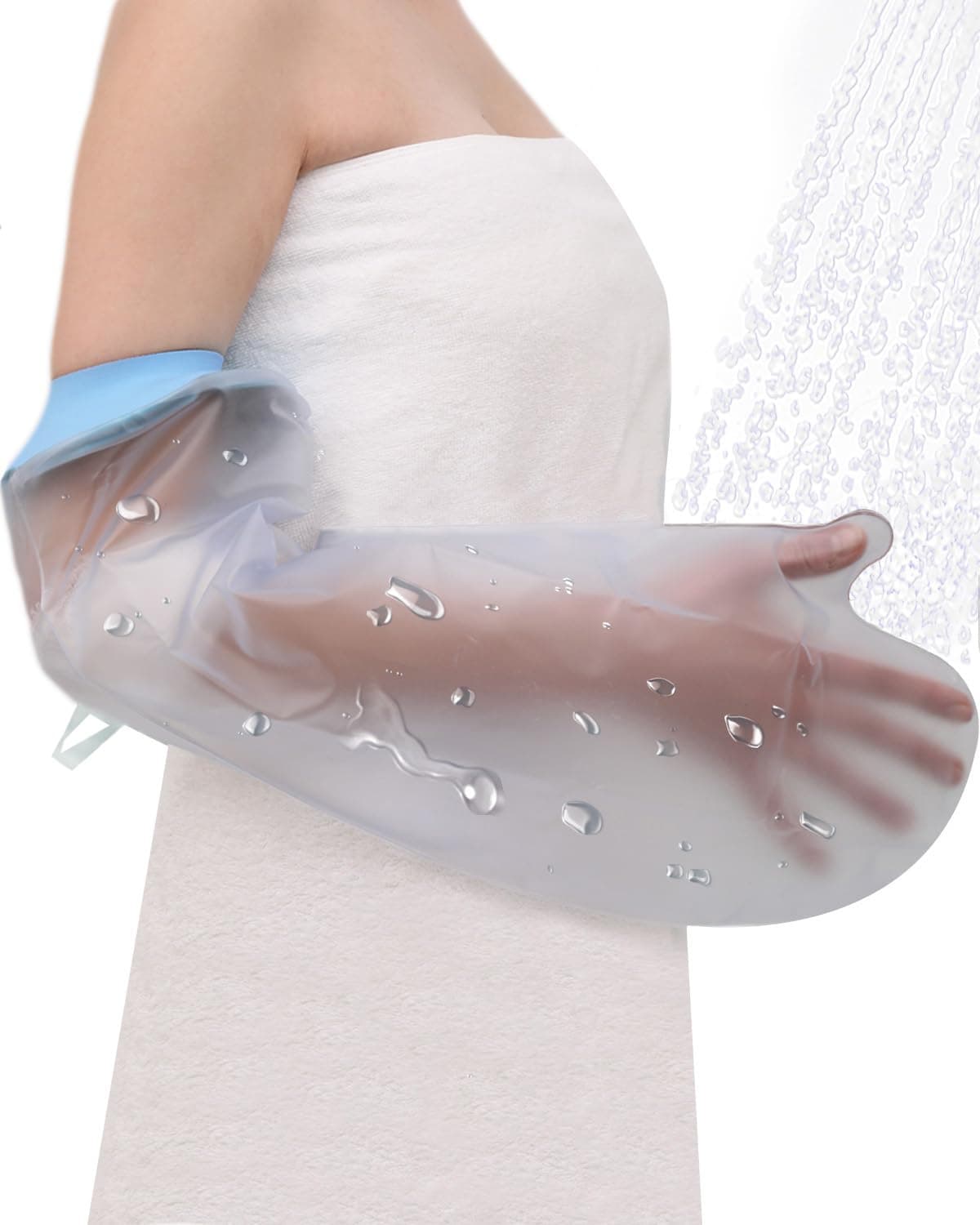 Waterproof Cast Cover Arm, Plaster Protective Cover for Shower,Cast Waterproof, Soft Comfortable Arm Cast Cover for Swimming, Reusable Cast Protectors