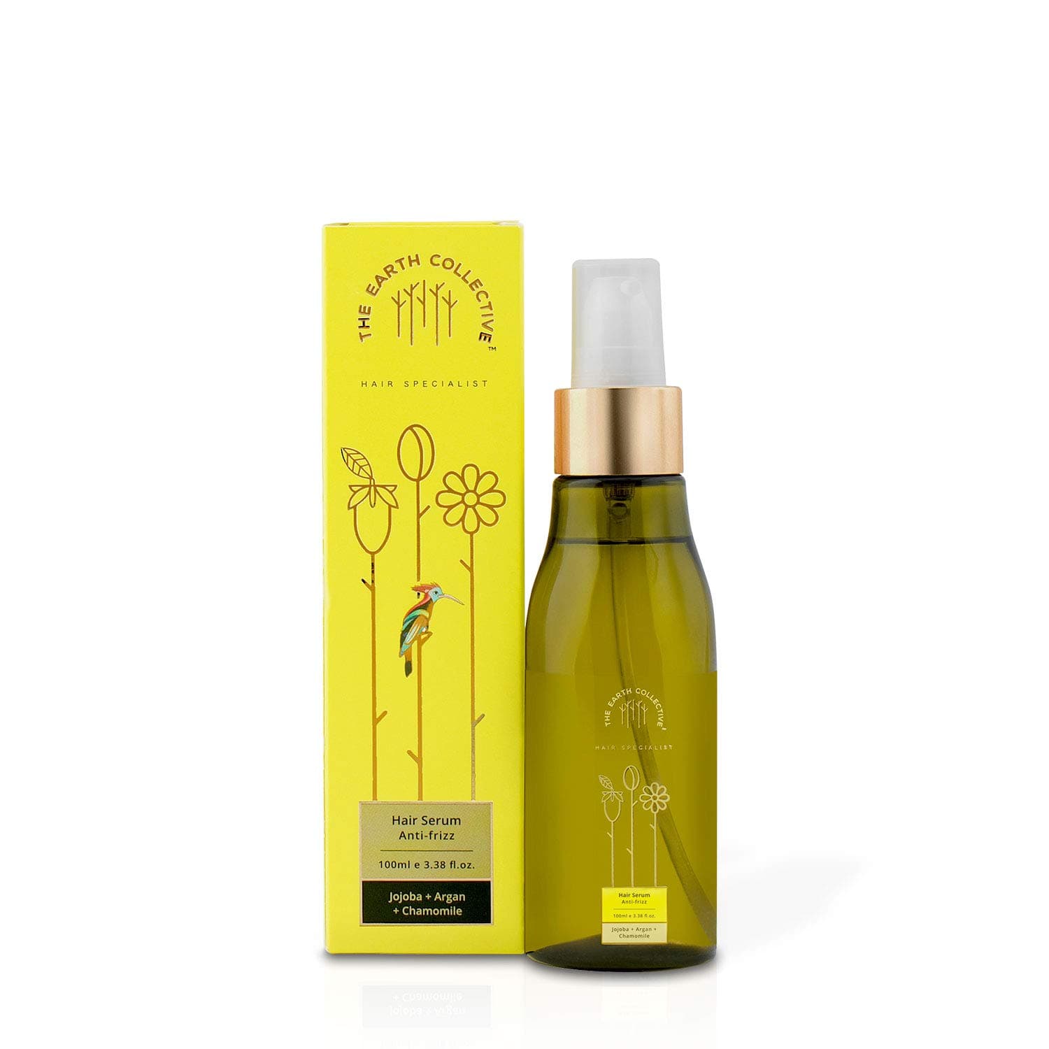 The Earth Collective Anti-frizz Hair Serum (100 ml)