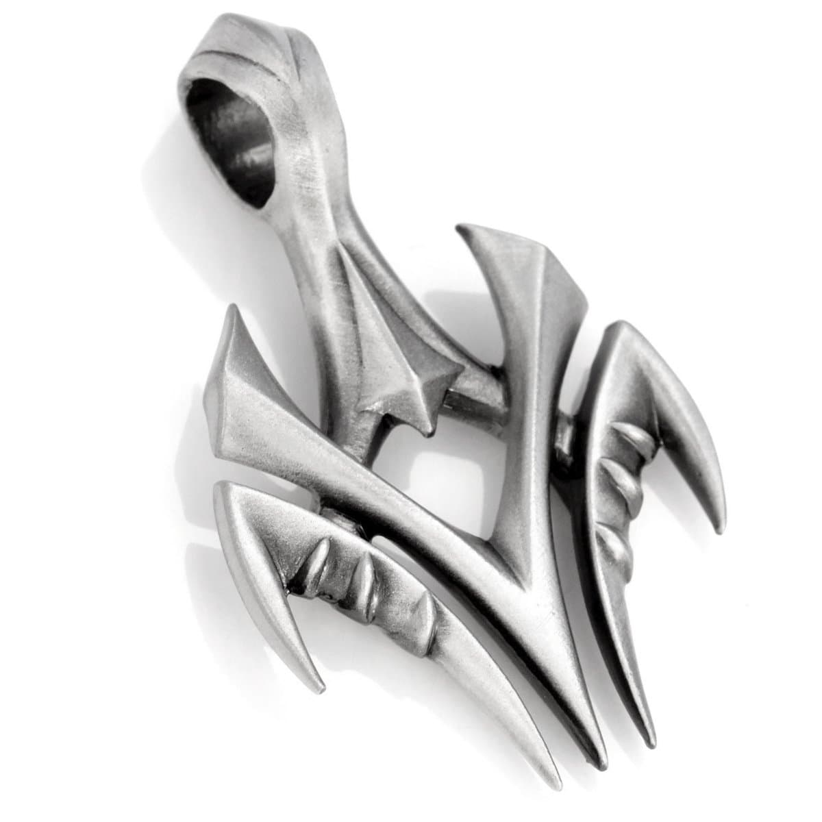 Reaper Tribal Blade Mens Necklace Pendant