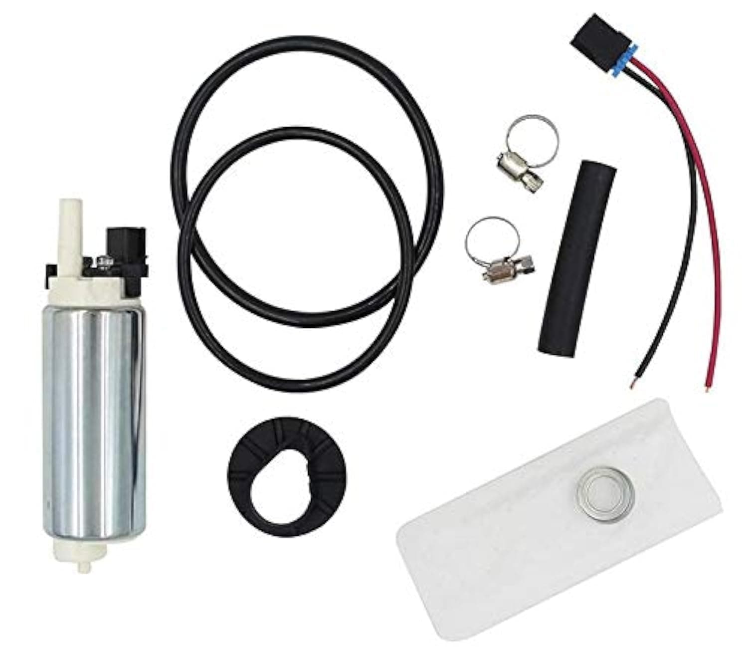 Electric Intank Fuel Pump with Strainer and Install Kit FIT 1984-1996 Buick Regal FIT Cadillac DeVille Chevrolet C1500 4.3L 5.0L 5.7L EP189