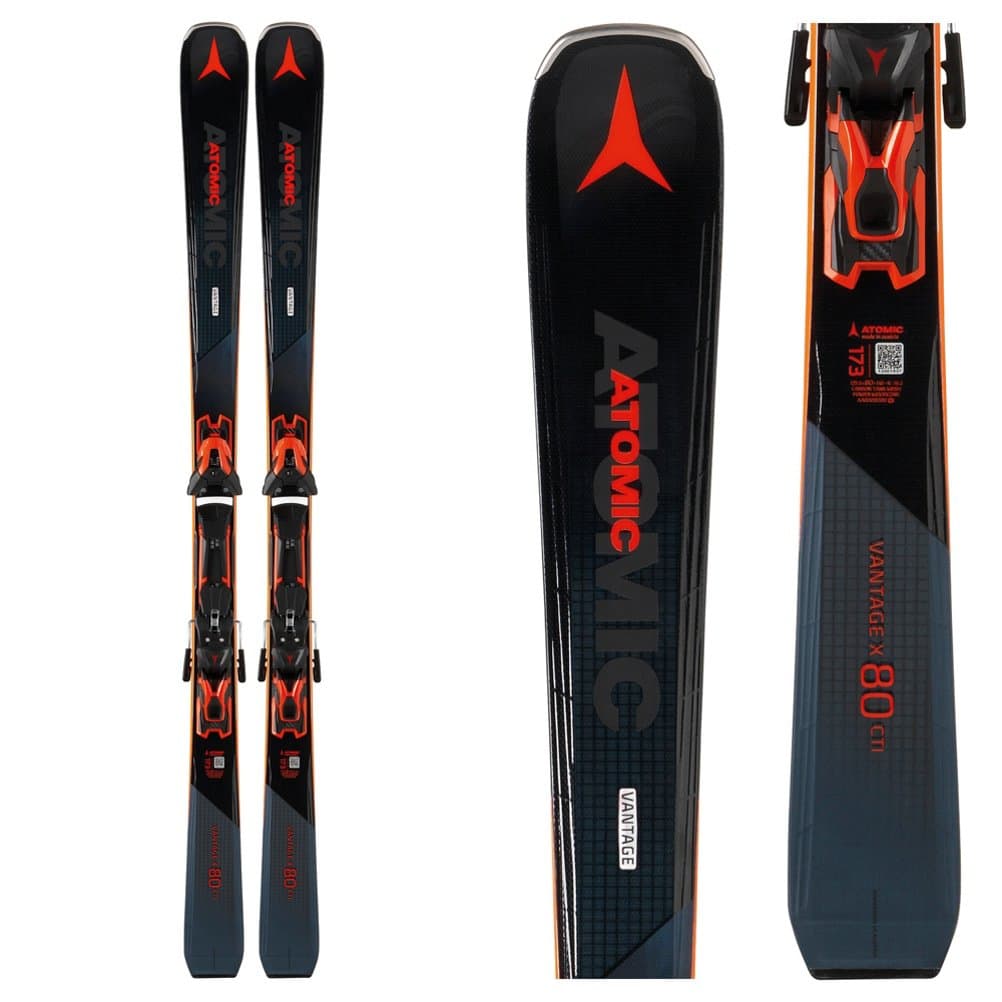 Atomic Men's Vantage X 80 CTi Skis + FT 12 GW Ski Bindings 2018/2019