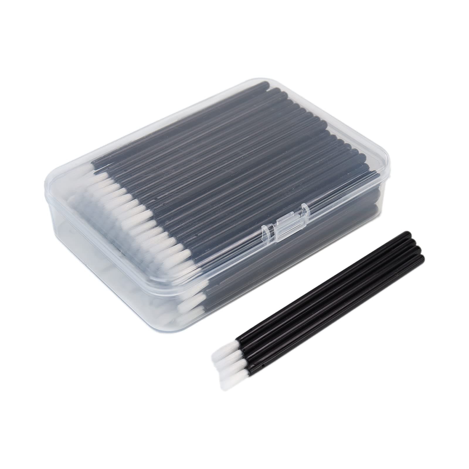 PYO Paint Your Own Brushes for Edible Cookies Cupcakes Palettes,Mini Paint Brushes for Cookies,Lip applicators Disposable Mini Brushes for Lipstick Black