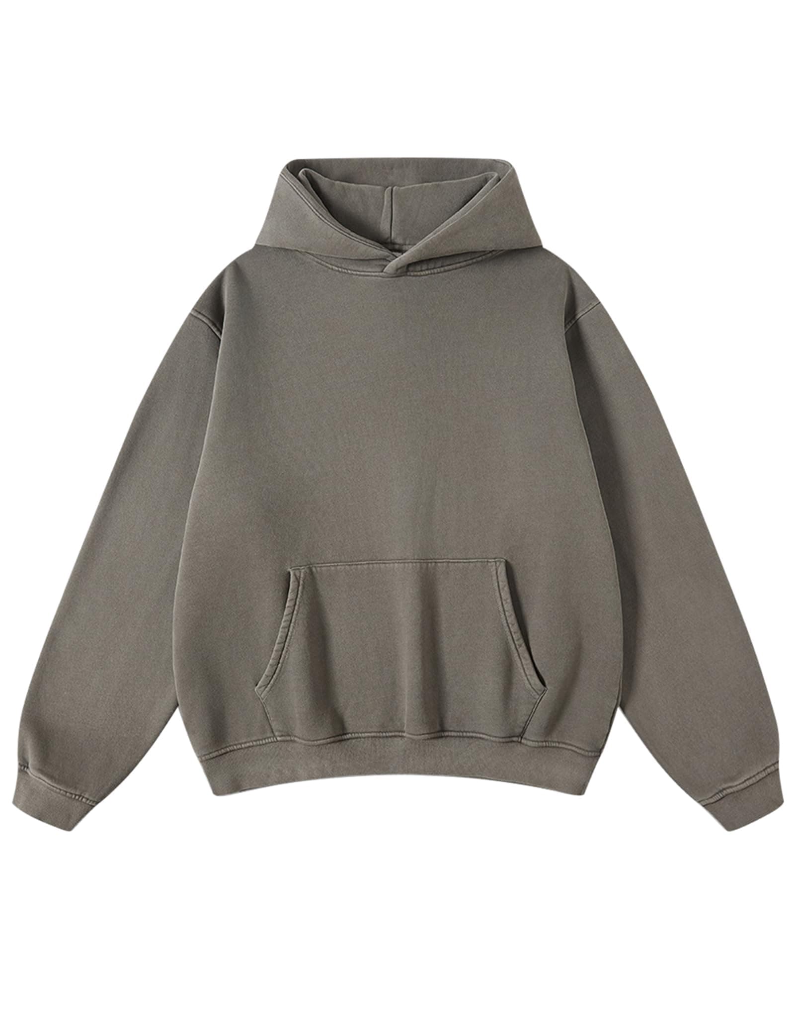 FAIABLEMens Hoodies Oversized Hoodie Pullover Cotton Heavyweight Vintage Acid Washed Hoodie Couples Streetwear College Casual Hoodies Mens Fashion Hooded Sweatshirt Y2K Hoodie Coffee