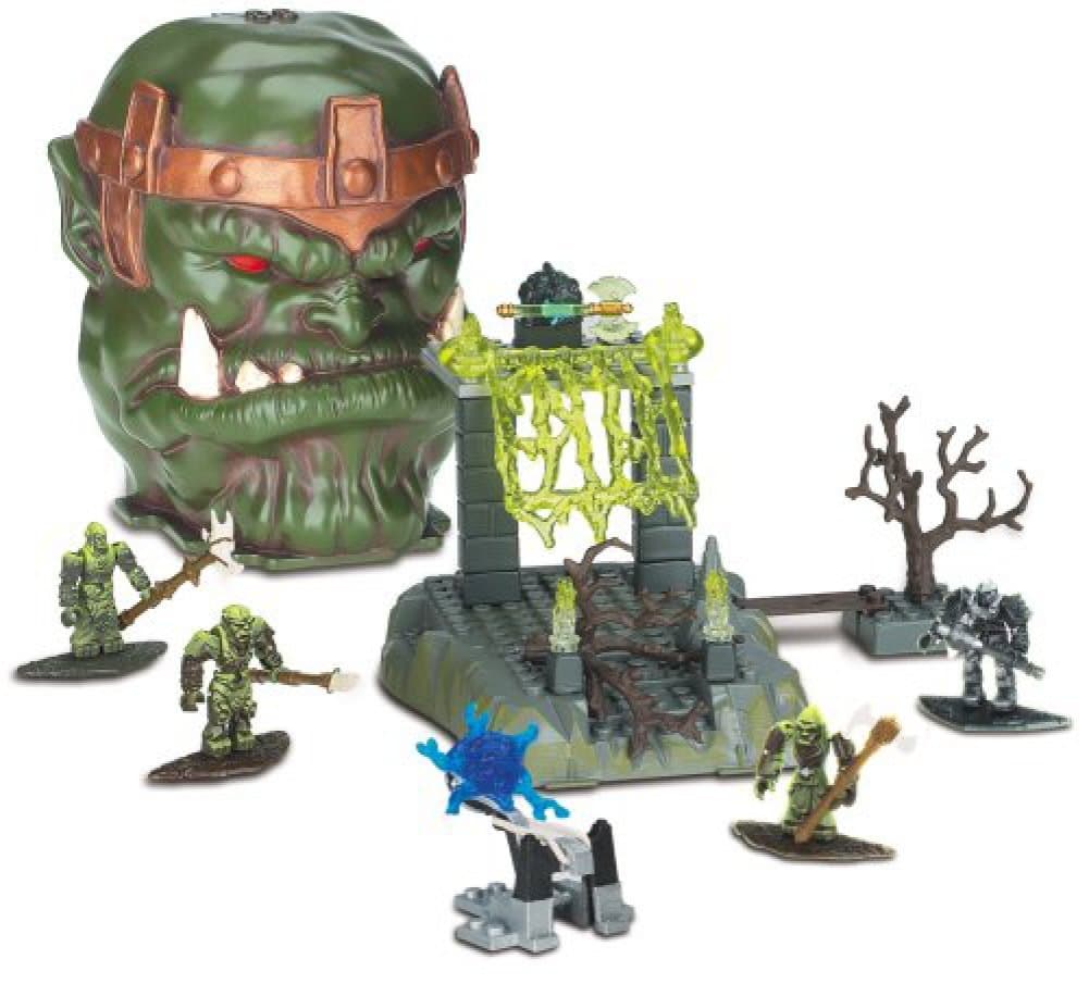 Mega Bloks Fire Cavern Bone Dragon Skull 9427