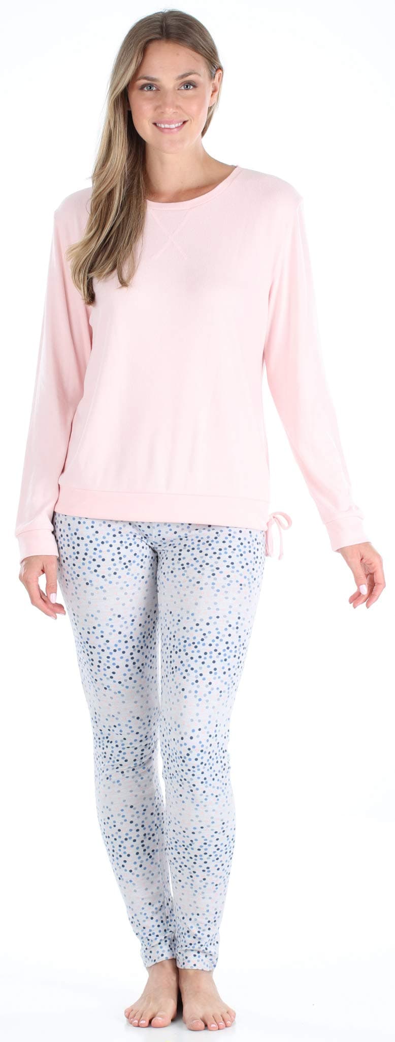 Olivia Rae Women's Long Sleeve Top and Pajama Pant Set