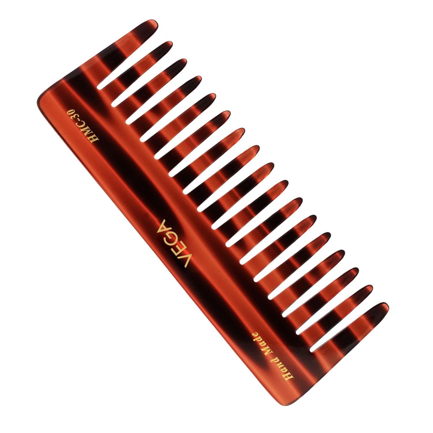 Tortoise Shell Large Sized Shampoo Comb, Brown