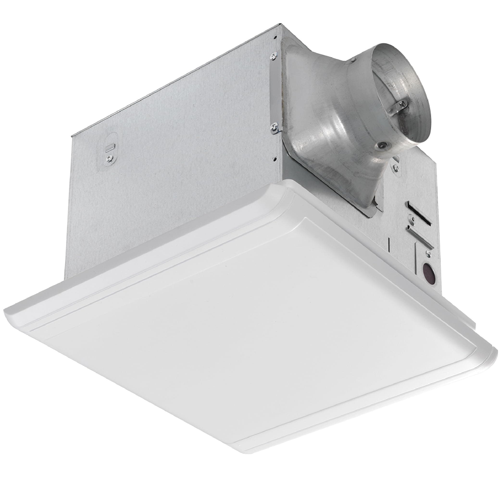 Homewerks 7107-03HW Bathroom Fan Ceiling Mount Exhaust Ventilation 1.0 Sones, 110 CFM, Energy Star, White