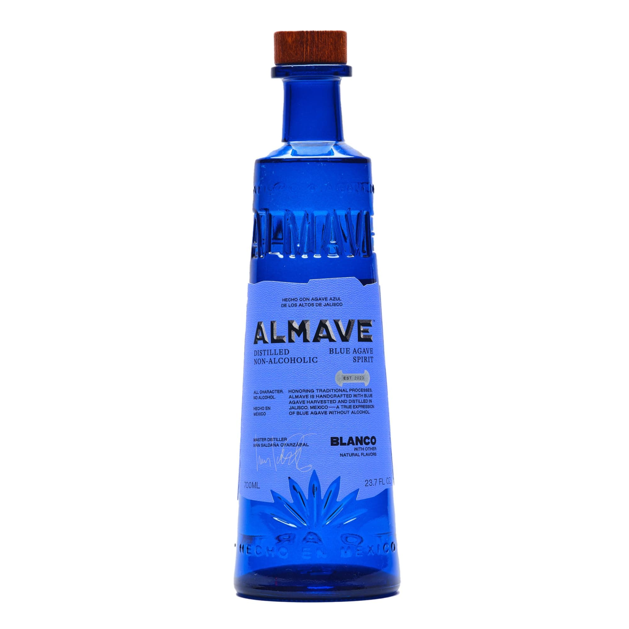 Blanco Non-Alcoholic Blue Agave Spirit – The First Premium Tequila Alternative Made with Blue Agave – Handcrafted in Jalisco, Mexico