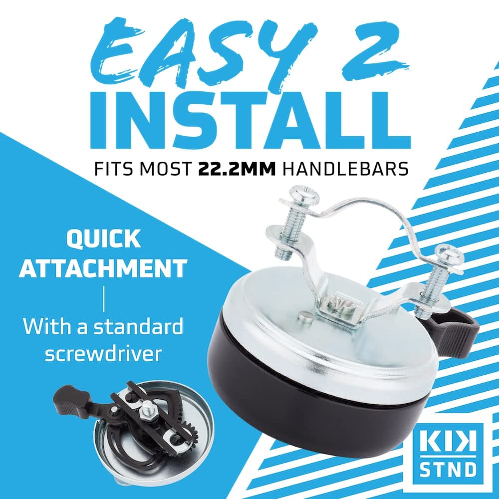 Classic Beach Cruiser Bicycle Bell - Multiple Color Options