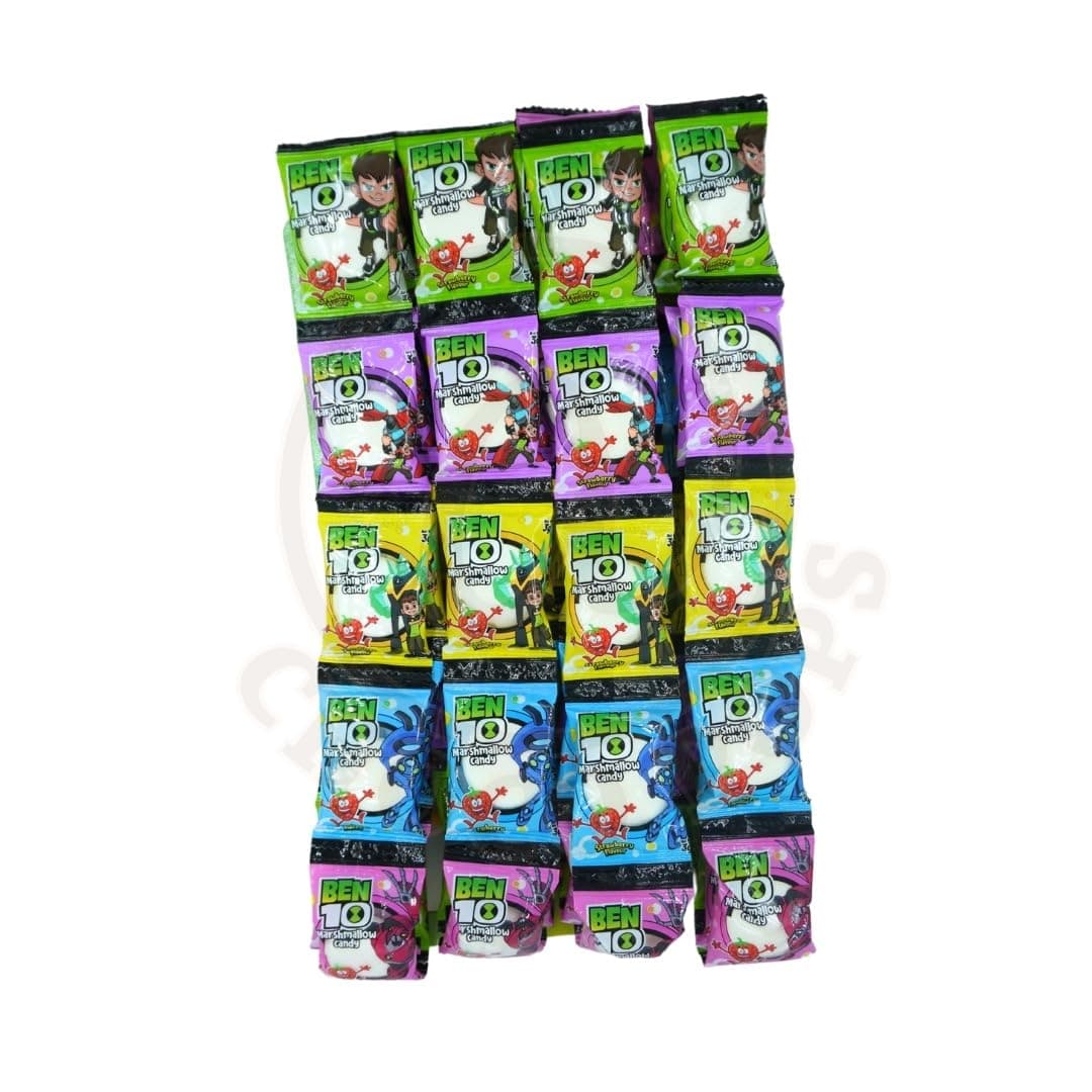 @Chocopops Ben 10 Marshmallow Candy | 100 pieces, 300g | Strawberry Flavor
