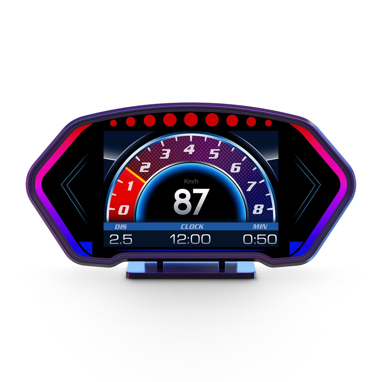 ACECAR Heads Up Display for Cars Hud Display with Obd2 Interface Plug and Play Digital OBDII Speedometer with Car Speed MPH Troubleshooting Oil Temperature Tester Altitude for Most Vehicles after 2008