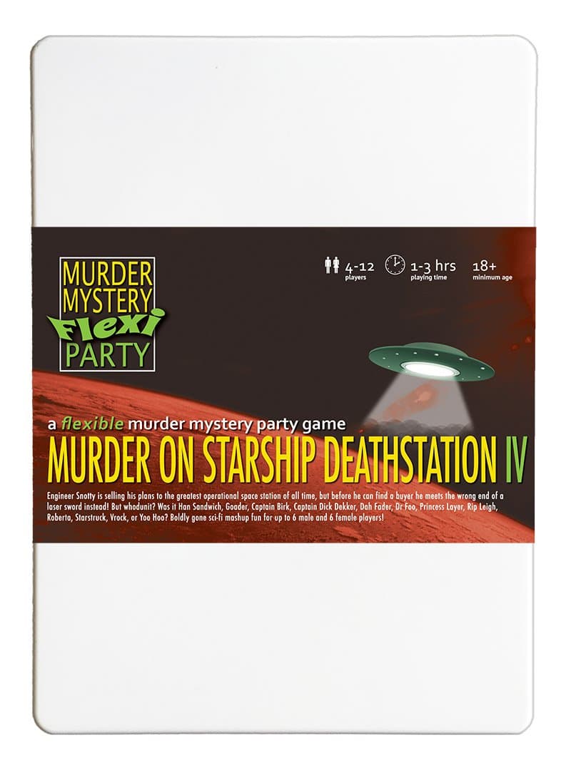 Murder Mystery Flexi PartyMurder on Starship Deathstation IV Remastered 4-12 Player