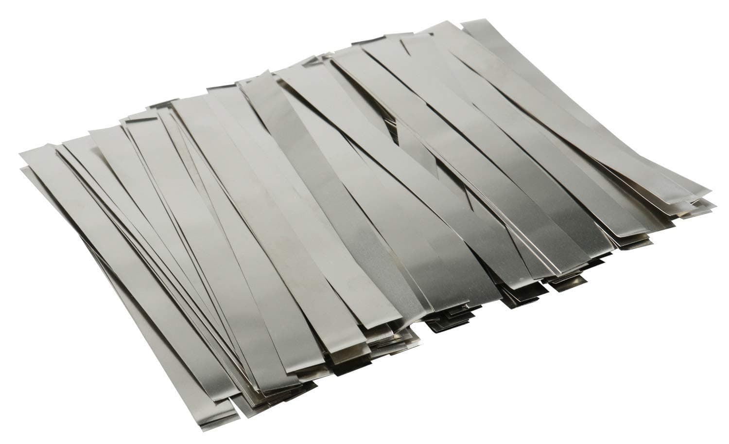 100Pcs Pure Nickel Strip, 99.6% Purity Nickel,0.15x8x100mm Strips for 18650 Soldering Tab,for Lipo, Nimh, Nicad, Nicd Battery Spot Welding and Soldering