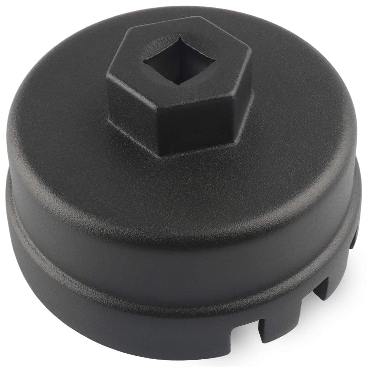 Oil Filter Wrench Removal Tool 64MM 14 Flute, Compatible with Toyota Lexus Scion 1.8L - 2009-2017 Corolla, 2009-2013 Matrix, 2010-2017 Prius/Plug-In/Prime/Prius V, 2011-2017 CT200h, 2008-2014 xD