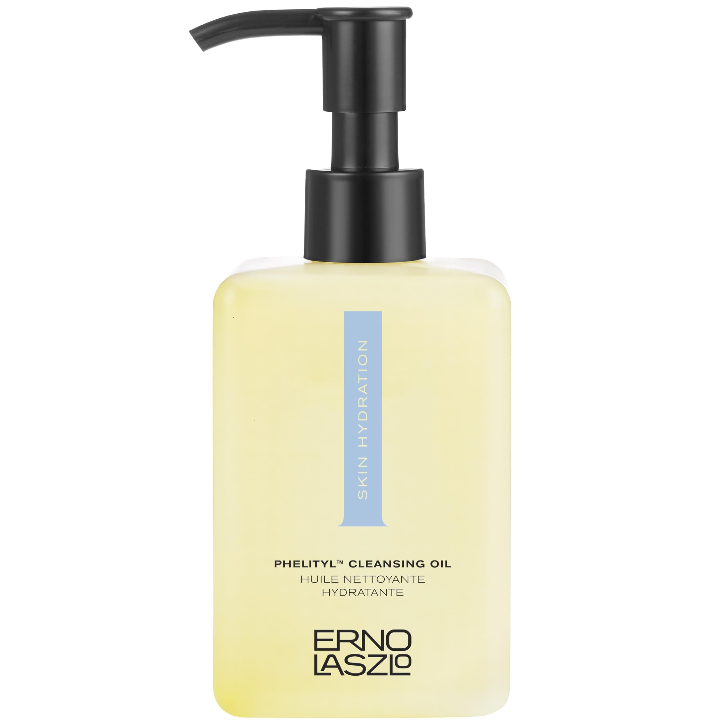 Erno Laszlo Hydra-Therapy Phelityl Cleansing Oil, Gentle Facial Oil Dissolves Impurities, Oil Cleanser for Face, Deeply Hydrates Complexion, 6.4 Fl Oz