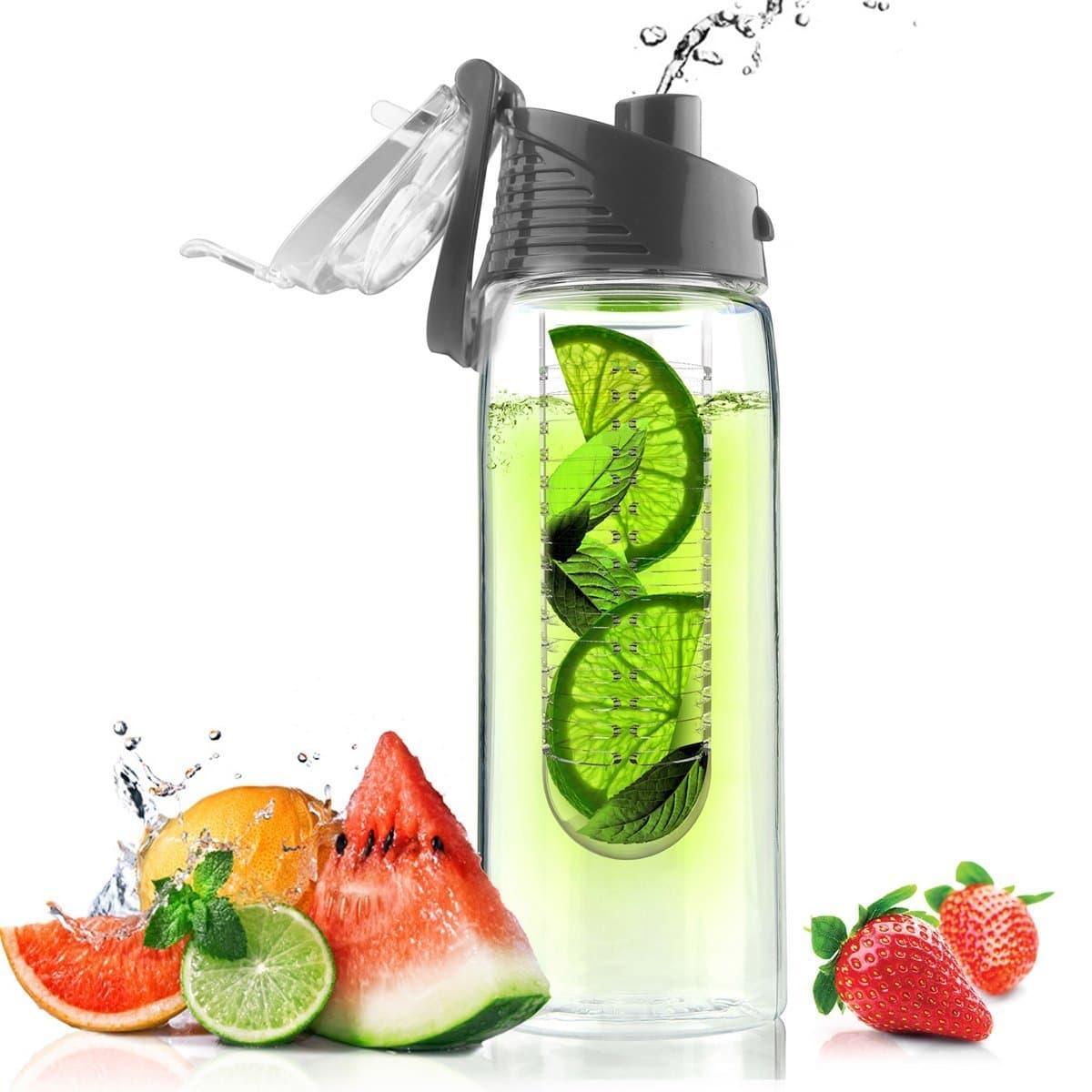 24oz. Fruit Infuser (Blue) BPA/EA FREE Tritan Water Bottle