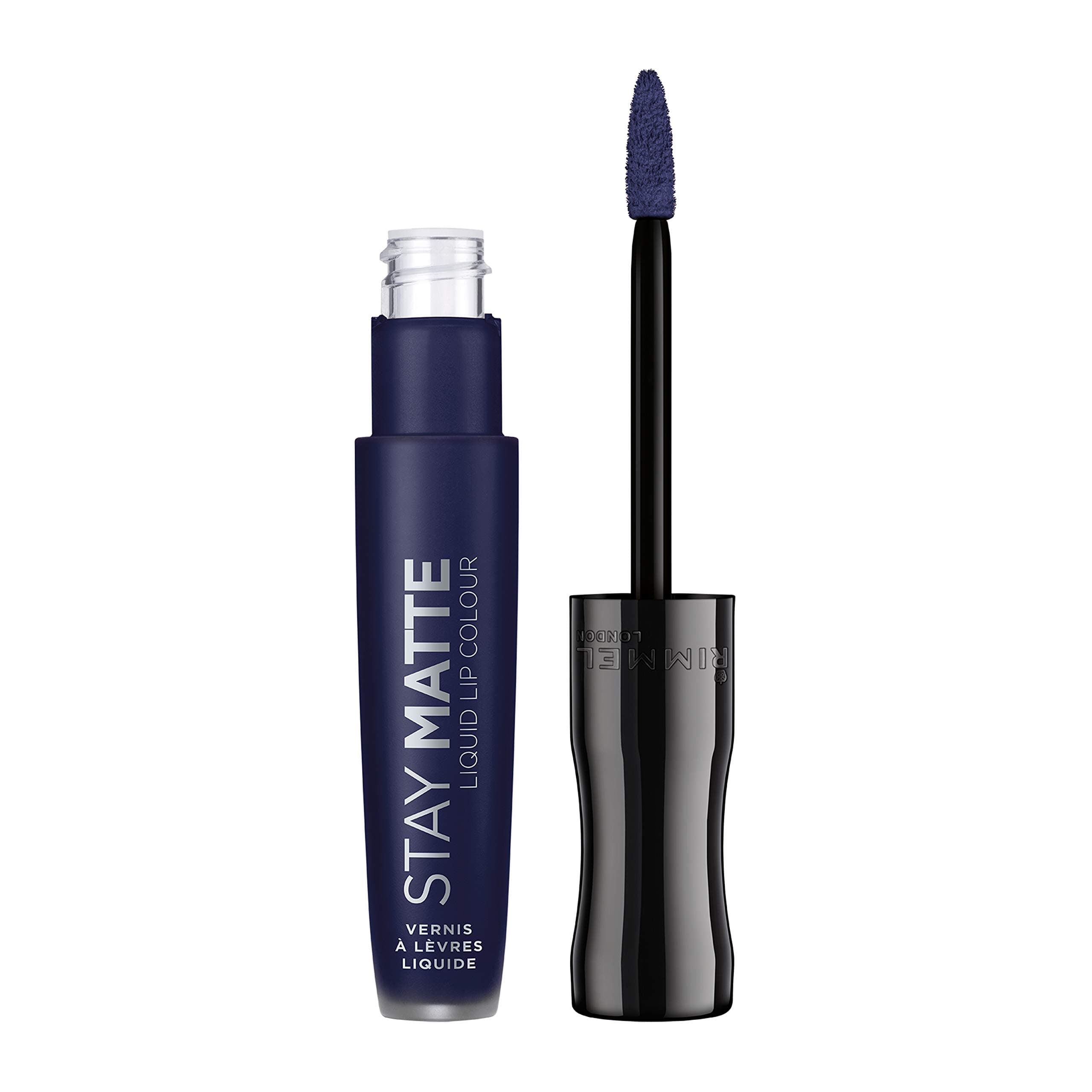London, Stay Matte Liquid Lip Colour 18fl oz 5.5ml, Blue Iris