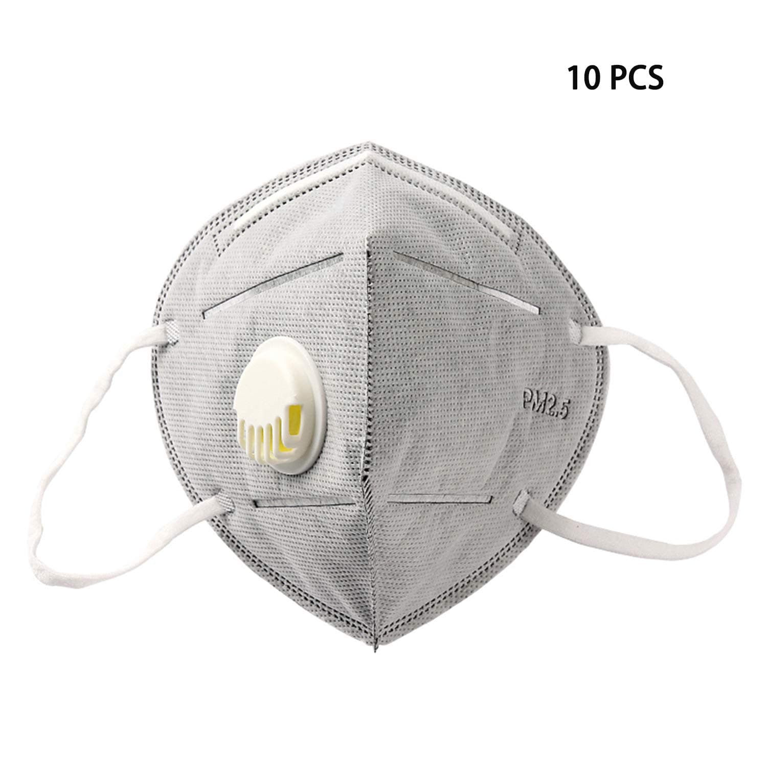 JACKBAGGIO PM 2.5 Fold Cotton Disposable Chemical Respirator Dust Anti-Fog Anti-Particles DIY Household Clean Safety Masks (10 Pieces)