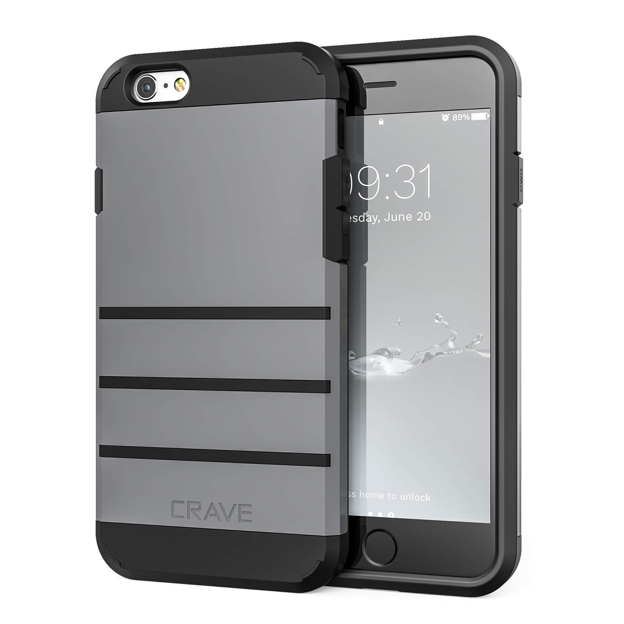 Crave iPhone 6S Case, Strong Guard Protection Series for Apple iPhone 6 6s (4.7 Inch) - Slate