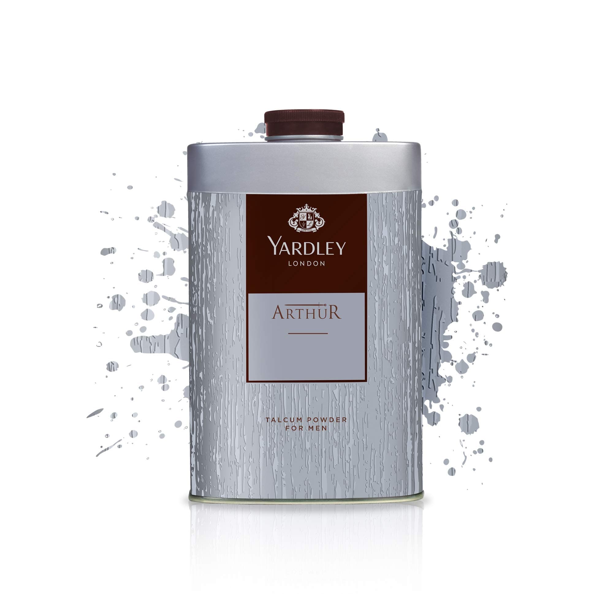 Yardley Arthur Perfumed Talcum Body Powder - 250g | Long Lasting Freshness, Odor Protection & Masculine Fragrance | For Men